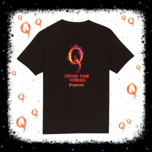 Qanon Embroidered Unisex T-shirt - Expand Your Thinking Cosmic-Corner.com