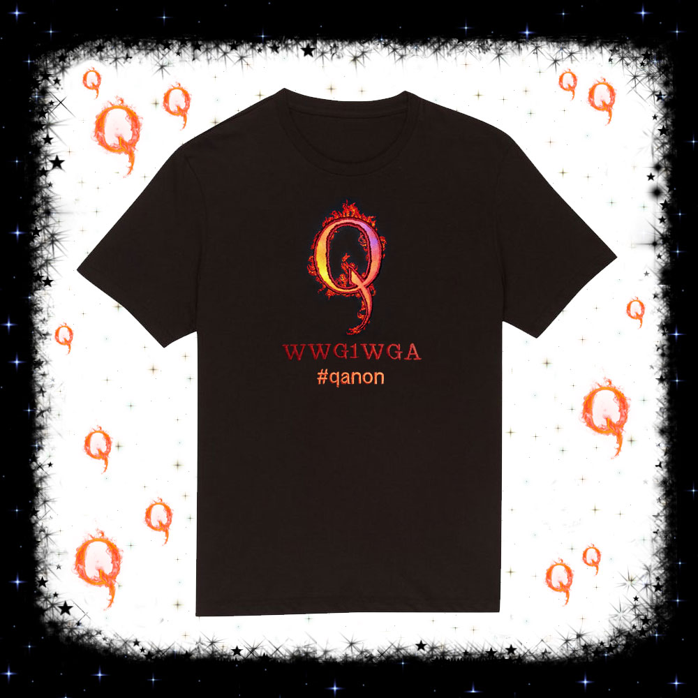 Qanon Embroidered Unisex T-shirt - WWG1WGA - Cosmic-Corner.com