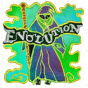 Alien Wizard Sage - Design 2 in yellow - Cosmic-Corner.com