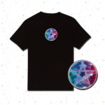 Mystic Pentacle (Blue, Pink & Purple Theme) Embroidered Unisex T-shirt – Cosmic-Corner.com