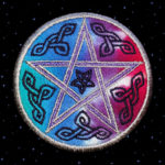 Mystic Pentacle Embroidery Blue, Pink & Purple Theme – Cosmic-Corner.com