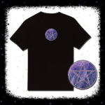 Mystic Pentacle Embroidered (Purple & Silver Theme) Unisex T-shirt – Cosmic-Corner.com