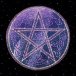 Mystic Pentacle Embroidery Purple & Silver Theme – Cosmic-Corner.com