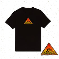 Magic Mushroom Embroidered Unisex T-shirt - Cosmic-Corner.com