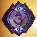 Cosmic-Corner Brow Chakra Sew & Iron-on Patch