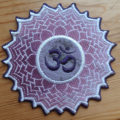 Cosmic-Corner Crown Chakra Sew & Iron-on Patch