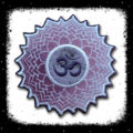 Cosmic-Corner Crown Sahasrara Chakra Sew & Iron-on Patch