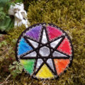 Seven Pointed Faery Heptangle Star Embroidered Patch - Cosmic-Corner.com