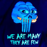 Pepe the Punisher Embroidered Unisex Kek Slogan T-shirt - Cosmic-Corner