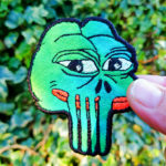 Pepe Punisher Kek Meme Embroidered patch – Cosmic-Corner