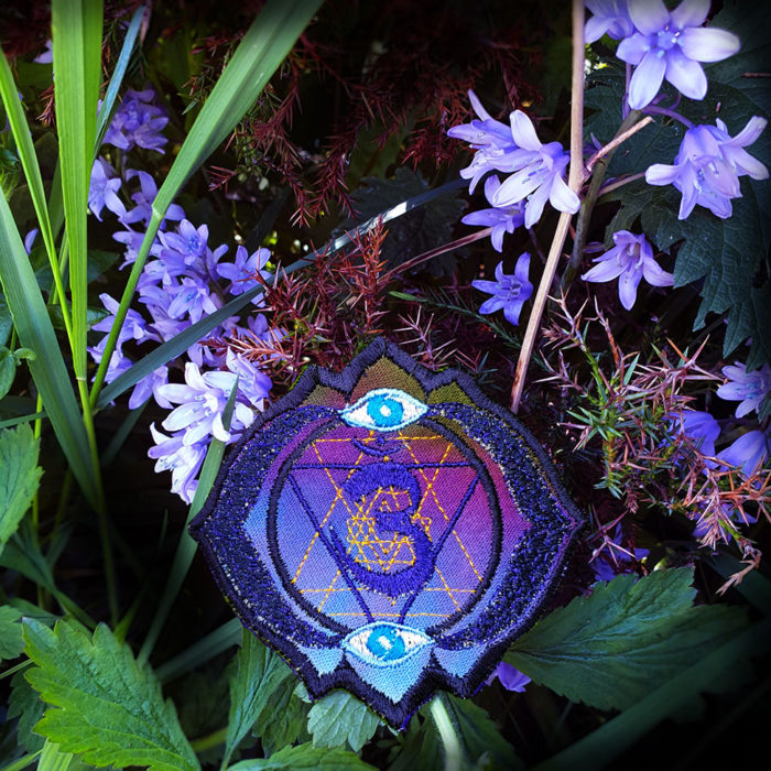 Brow Chakra Embroidered Patch by Cosmic-Corner.com