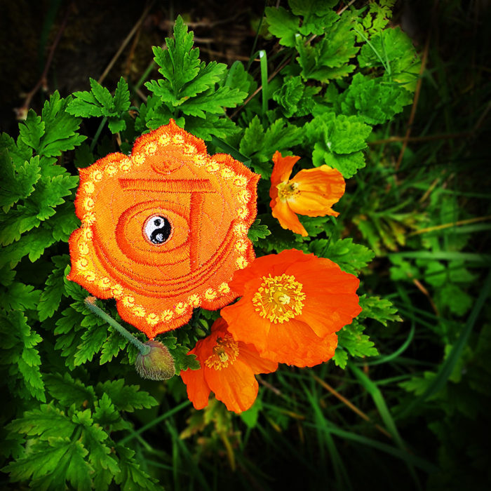 Sacral Chakra Embroidered Patch by Cosmic-Corner.com