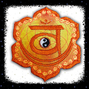 Sacral Chakra Embroidered Patch by Cosmic-Corner.com