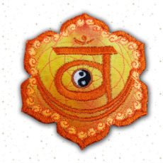 Sacral Swadisthana Chakra Spiritual Yogic Embroidered sew/iron-on patch - Cosmic-Corner