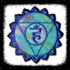 Throat Vishuddha Chakra Sew & Iron-on Patch - Cosmic-Corner.com