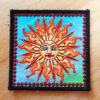 Sun Square Embroidered sew and iron-on Pagan Hippy Patch by Cosmic-Corner.com