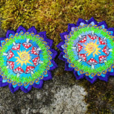 Fly Agaric Shroom Embroidered Patch by Cosmic-Corner.com