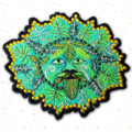 Greenman Embroidered Patch by Cosmic-Corner.com