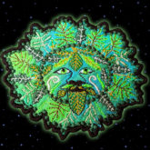 Greenman Embroidered Patch by Cosmic-Corner.com