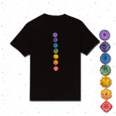 Chakra Embroidered T-shirt by Cosmic-Corner.com