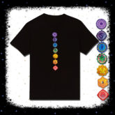 Chakra Embroidered T-shirt by Cosmic-Corner.com