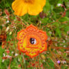 Sacral Chakra Mini Embroidered Patches by Cosmic-Corner.com