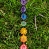 even Chakra Symbols Mini Embroidered Patches by Cosmic-Corner.com