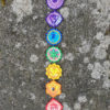 even Chakra Symbols Mini Embroidered Patches by Cosmic-Corner.com