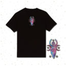 Sacred Moon Goddess Embroidered T-shirt by Cosmic-Corner.com