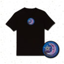 Blue Moon Pagan Embroidered T-shirt by Cosmic-Corner.com