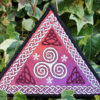 Celtic Triskelion Triangle Embroidered Patch by Cosmic-Corner