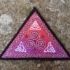 Celtic Triskelion Triangle Embroidered Patch by Cosmic-Corner