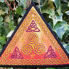 Celtic Triskelion Triangle Embroidered Patch by Cosmic-Corner