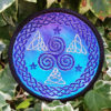 Celtic Triskelion Circular Embroidered Patch by Cosmic-Corner