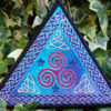 Celtic Triskelion Triangle Embroidered Patch by Cosmic-Corner