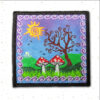 Fly Agaric Spiral Tree Embroidered Patch by Cosmic-Corner