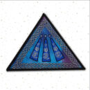 Druid Awen Triangular Embroidered sew/iron-on patch by Cosmic-Corner