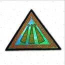 Druid Awen Triangular Embroidered sew/iron-on patch by Cosmic-Corner