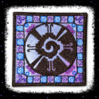 Hunab Ku Mayan Art Square Embroidered Patch by Cosmic-Corner